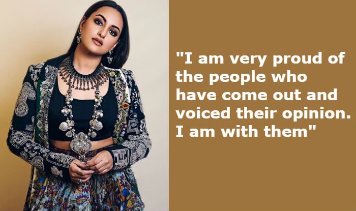 Sonakshi Sinha Supports Anti Caa Protests Says This Is More Important Than Dabangg 3
