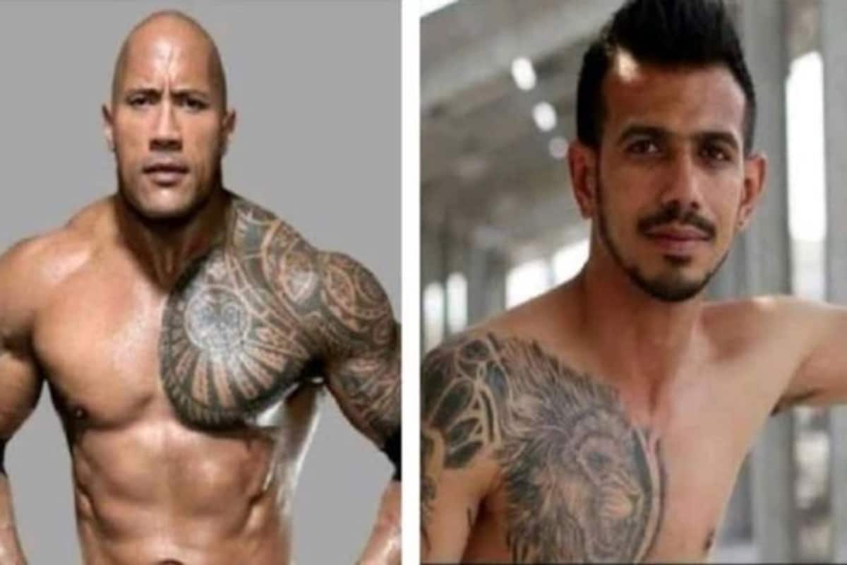 Rohit Sharma Hilariously Trolls Yuzvendra The Rock Chahal With Viral Tattoo  Meme And It Will Make You Rofl | India Vs New Zealand | India Tour Of New  Zealand | Dwayne Johnson | Wwe News