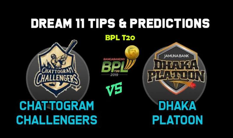 Dream11 Team Prediction Chattogram Challengers vs Dhaka Platoon: Captain And Vice Captain For Today BPL T20 Eliminator CCH vs DHP at Sher-e-Bangla Stadium in Dhaka 1:30 PM IST January 13