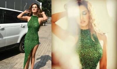 Disha Patani's Sexy Green Blingy Dress Adds Hot Glam Quotient at Malang  Trailer Launch | India.com