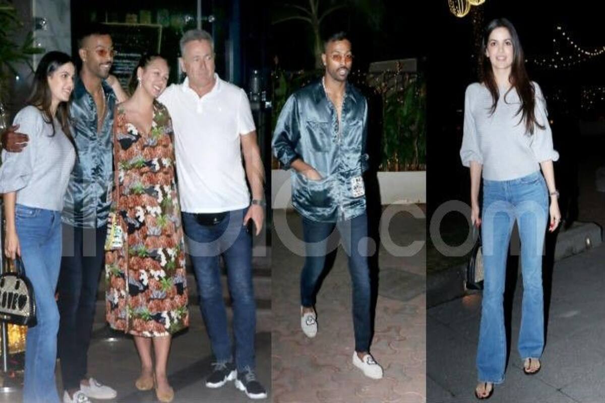 Hardik and Natasa Stankovic's dinner outing with her parents at BKC