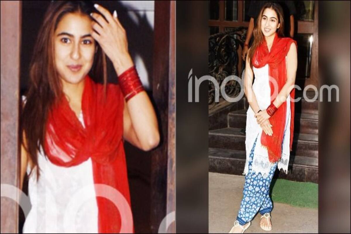 Sara Ali Khan's pics in saree from sets of her upcoming film are all about  desi vibes. See post - India Today