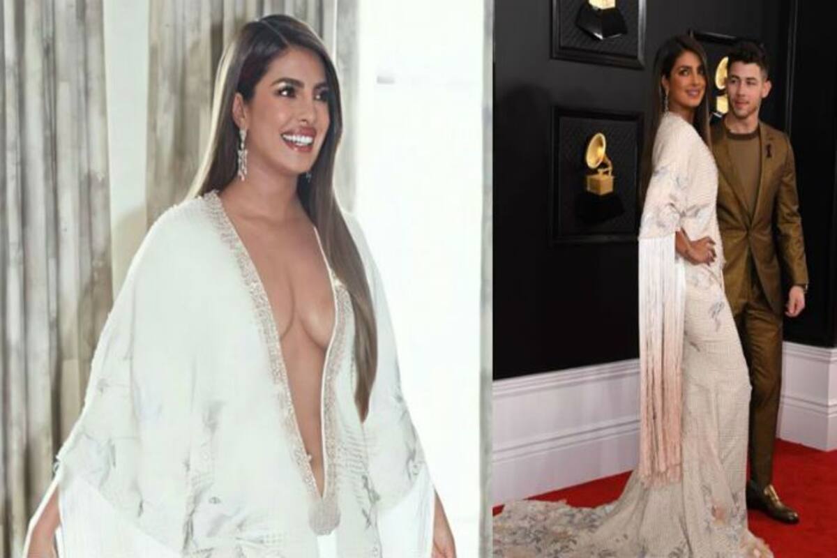 Priyanka Chopra S Grammys Outfit Perfectly Matched The Theme But Twitter Can T Help Making Hilarious Memes India Com