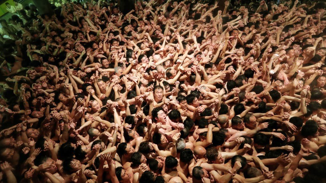 Over 10,000 Men Come Together To Celebrate Japan’s Annual 'Naked Festival' | Watch