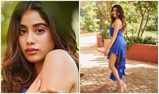 अभिनेत्री जाह्नवी कपूर ने हाई स्लिट गाउन से उड़ाए सबके होश, देखें ये तस्वीरें