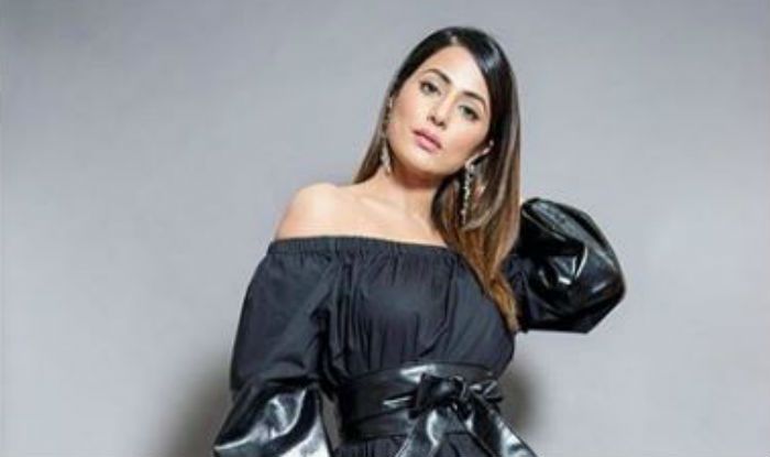 Hacked Actor Hina Khan’s Mesmerising Look in Sheer Blue co-ord Dress is