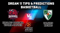 Dream11 Team Prediction Basketball KB vs ZAL Kirolbet Baskonia Vitoria-Gasteiz vs Zalgiris Kaunas, Euro League – Basketball Prediction Tips For Today’s Match Basketball KB vs ZAL at Spain