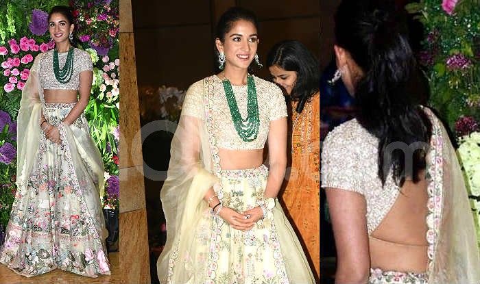 Radhika Merchant Looks Stunning in Her Backless Blouse With Silver Lehenga at Armaan Jain-Anissa Malhotra's Wedding Reception