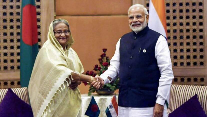 Sheikh Hasina with PM Modi (File Photo: PTI)