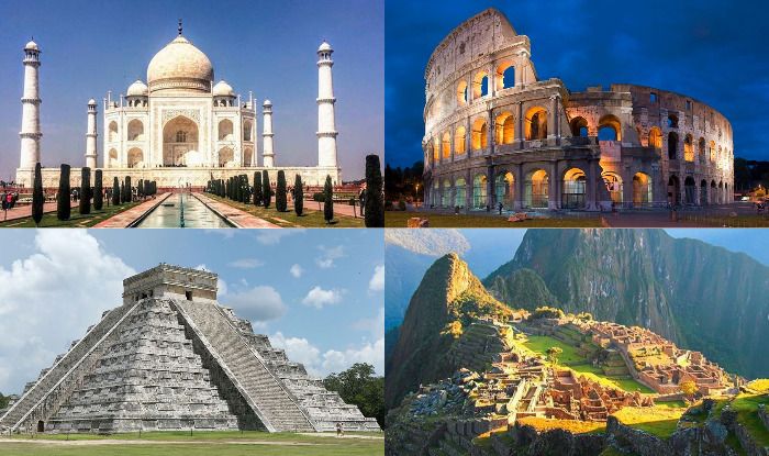 Seven Wonders of The World, Taj Mahal, Colosseum, Chichen Itza, Machu Picchu, Christ the Redeemer, Petra, Great Wall of China