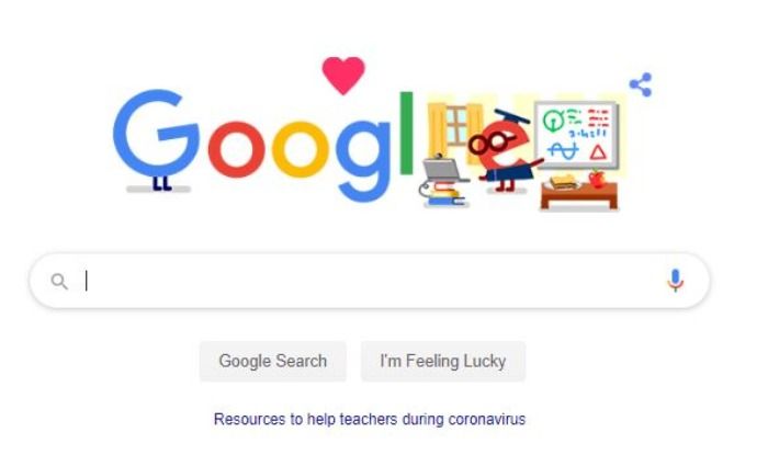 Google Thanks all Teachers And Child Care Workers With Doodle Amid ...