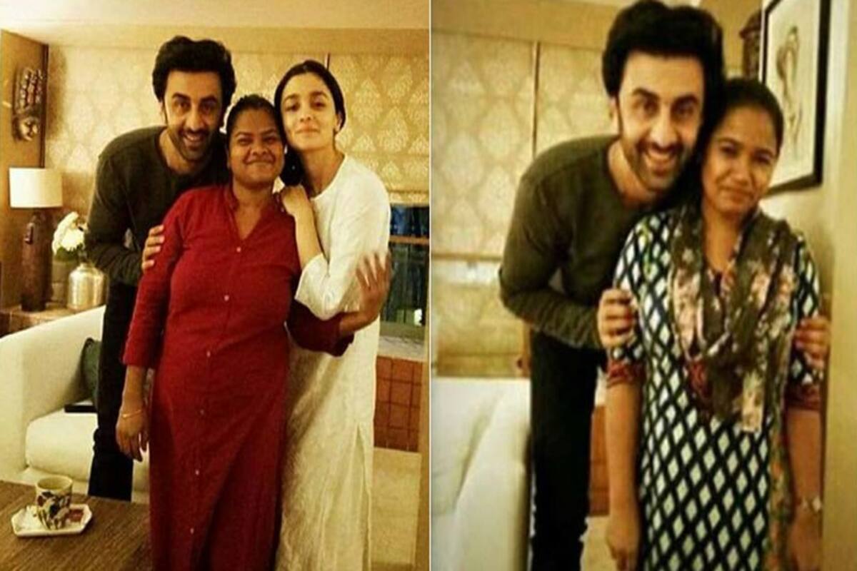 Ranbir Kapoor Poses With Alia Bhatt S House Help Photo Goes Viral India Com Alia bhatt brought a lavish new house in mumbai. ranbir kapoor poses with alia bhatt s