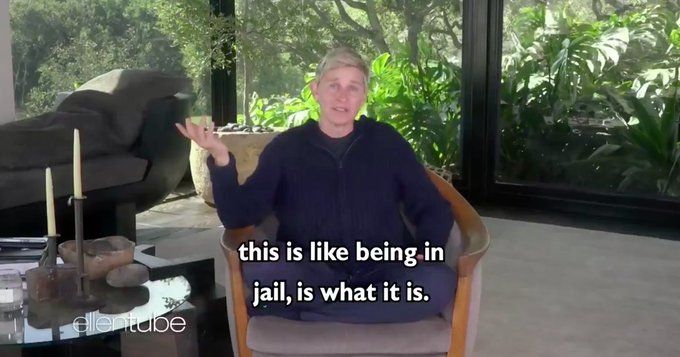 Ellen Degeneres Slammed After She Compares Quarantine To Being In Jail Quietly Deletes Video