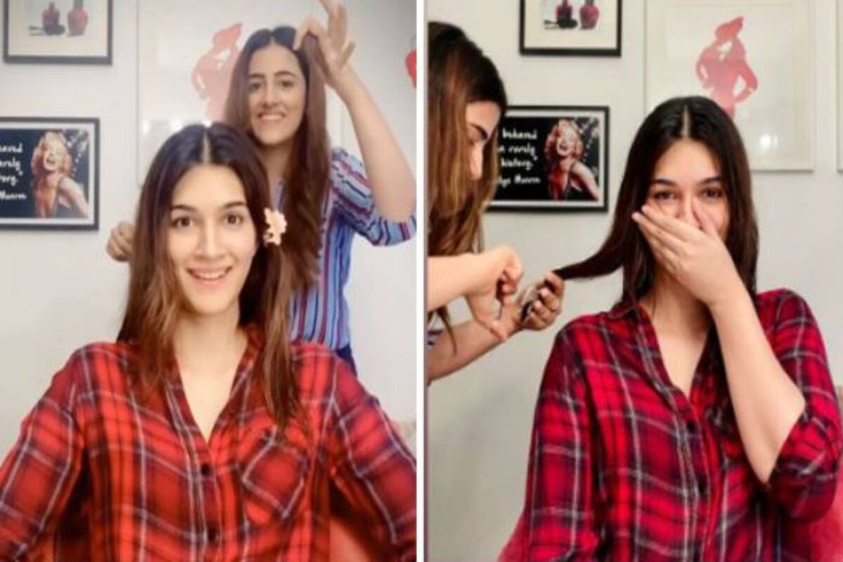 Kriti Sanon Gets Quarantine Haircut From Sister Nupur Sanon, Fans Say 'She  is Multitalented' 