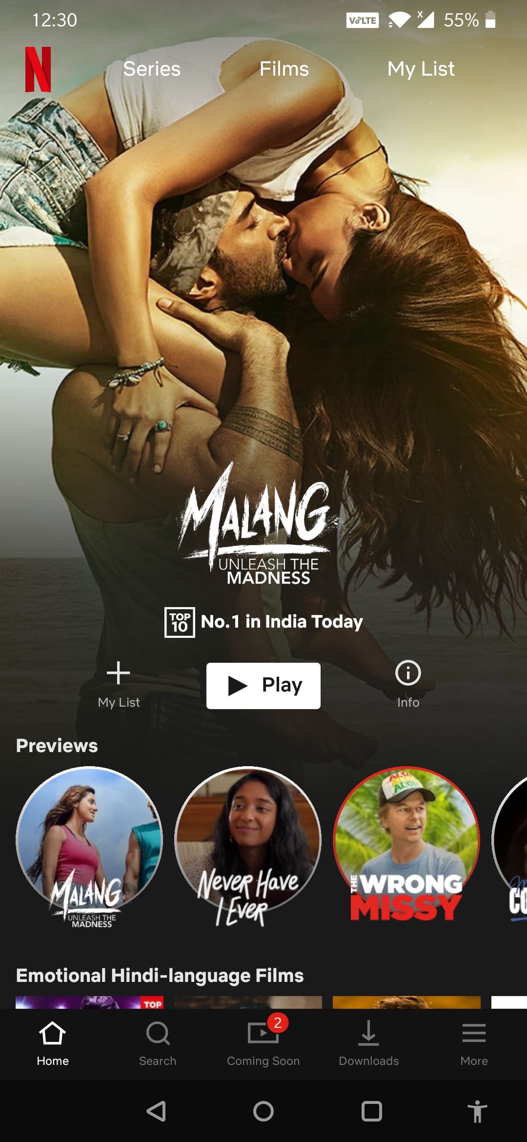 Watch online discount hindi movie malang