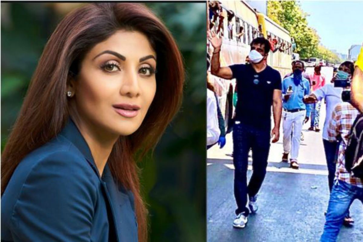 Shilpa Shetty Lauds Sonu Sood The Example You Ve Set Speaks Volumes Of The Kind Of Person You Are India Com shilpa shetty lauds sonu sood the