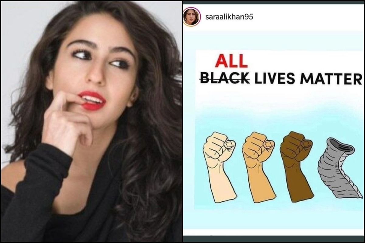 Sara Ali Khan discredits #BlackLivesMatter movement
