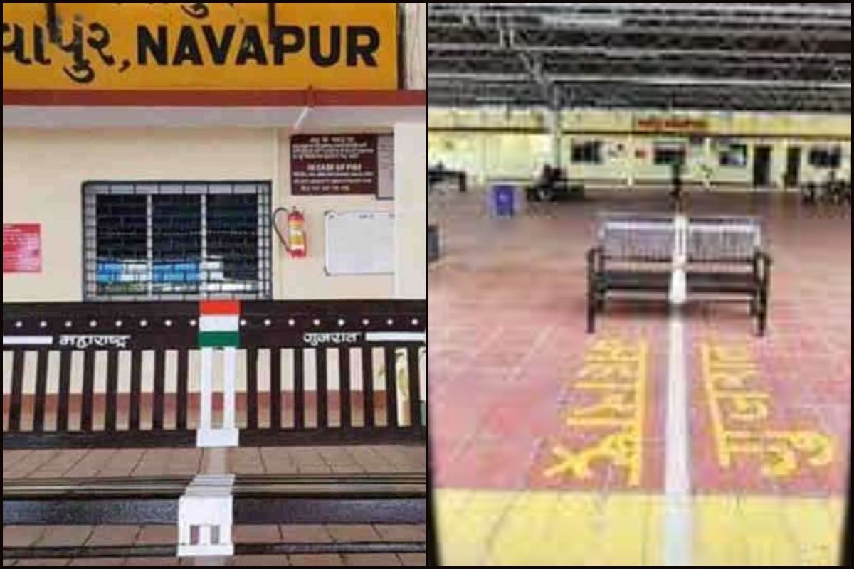 Liquor is Legal on One Side of This Bench': Twitter Jokes as  Maharashtra-Gujarat Border Cuts Through Navapur Railway Station | India.com
