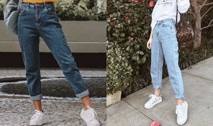 mum style jeans