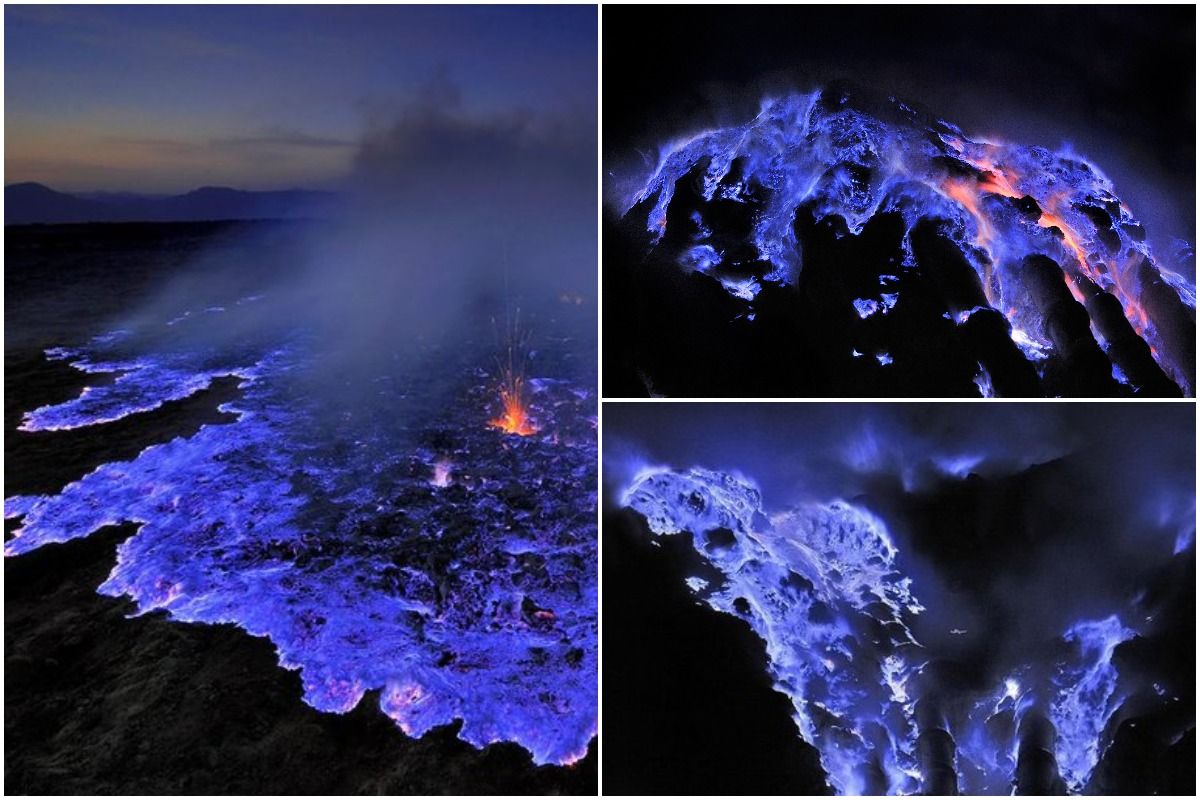  Volcano  That Spews Blue  Lava  Mesmerising Sight of 