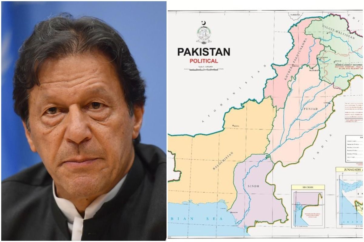 New Pak Map 2020 Shocker! Imran Khan Unveils New Map That Shows Kashmir As Part Of Pakistan,  Trolled On Twitter | India.com