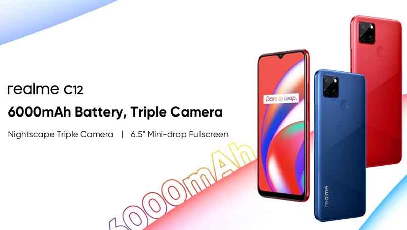 Realme C12 And C15 Launched In India With 6000mah Battery And Mediatek Helio G35 Check 9094