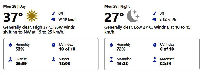 weather dubai september 28, 2020
