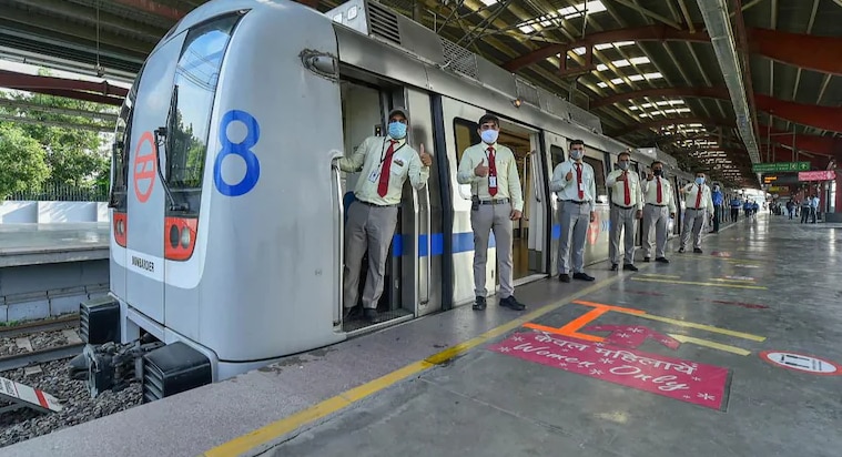 Blue, Pink Lines Of Delhi Metro Resume Services After 171-Day Hiatus ...