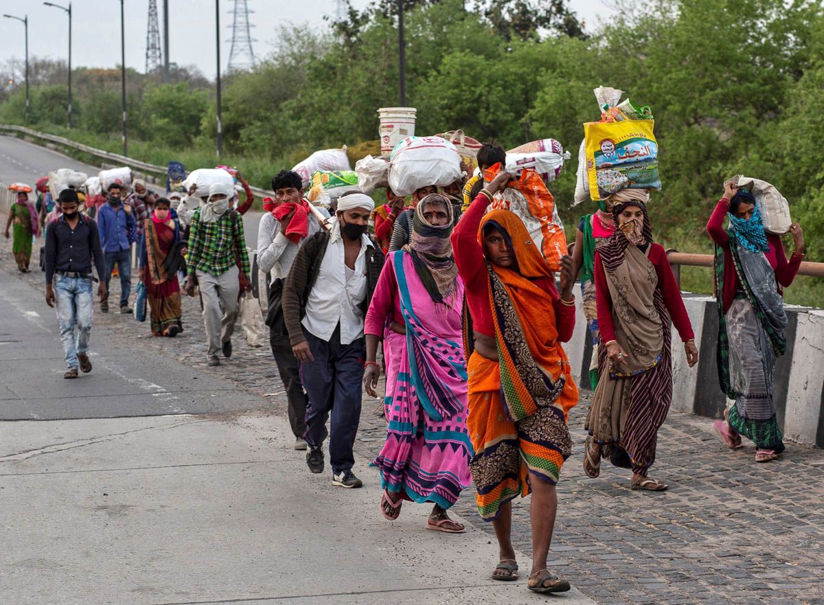 Migrant workers returning home