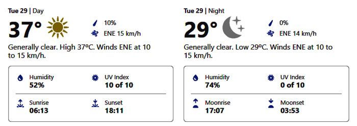 September 29 weather abu dhabi