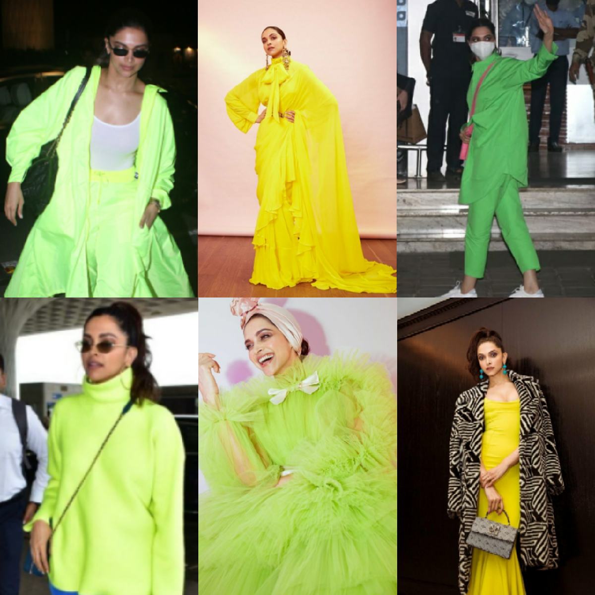 Deepika Padukone’s Immense Love For The Trending And Bright Neon Colours