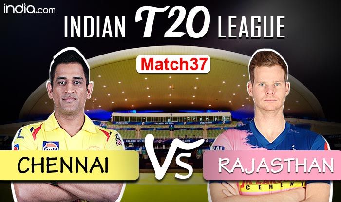 LIVE IPL 2020 Chennai Super Kings vs Rajasthan Royals Match 37 Live Cricket Score And Updates: Buttler Slams Fifty as Rajasthan Beat Chennai by 7 Wickets
