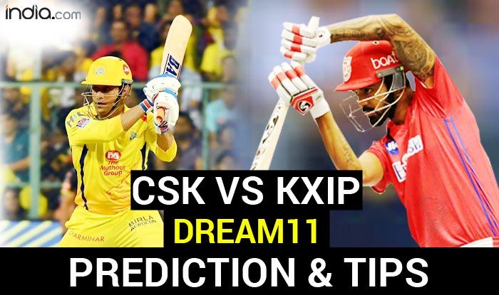 CSK vs KXIP Dream11 Team Hints, Fantasy Prediction IPL 2020 - Online ...