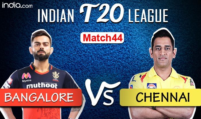 LIVE Royal Challengers Bangalore vs Chennai Super Kings Match 44 Live Cricket Score And Updates: Will MS Dhoni-led Side's Campaign End in Dubai?