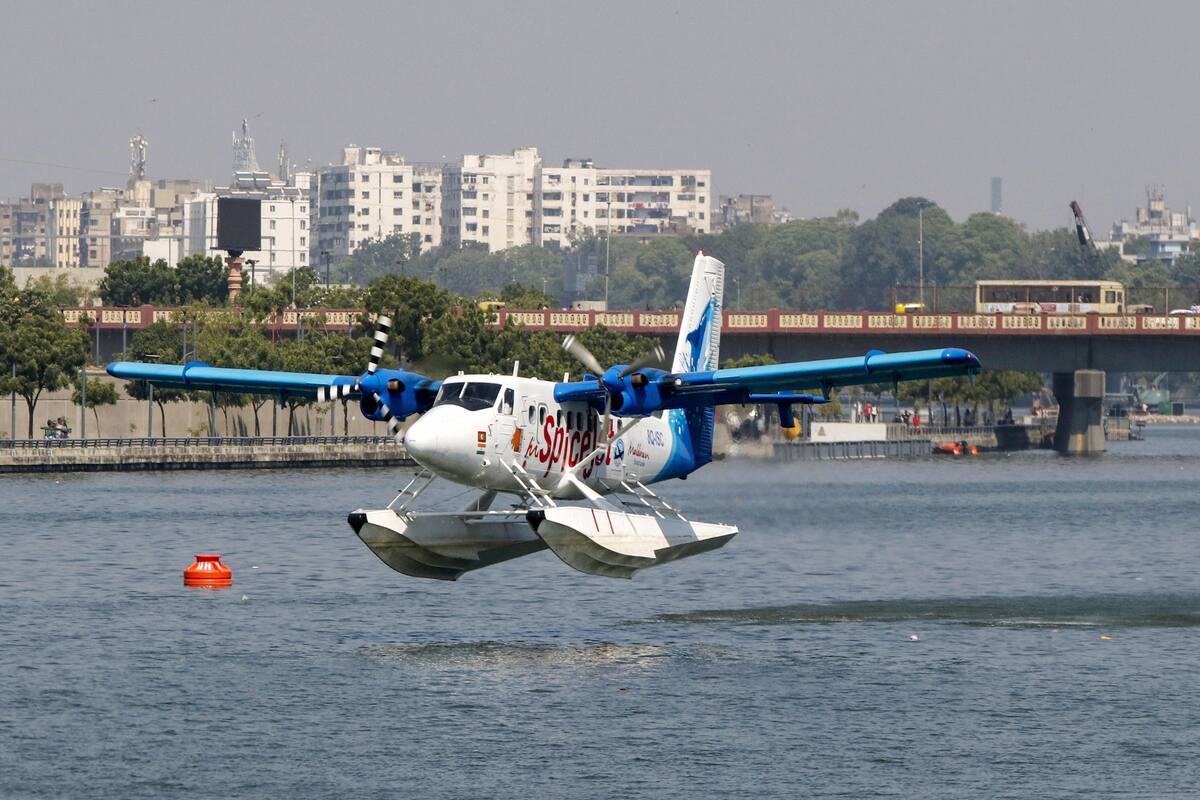 Karachi' Detail Fuels More Buzz Over PM Modi's Seaplane Ride In Gujarat