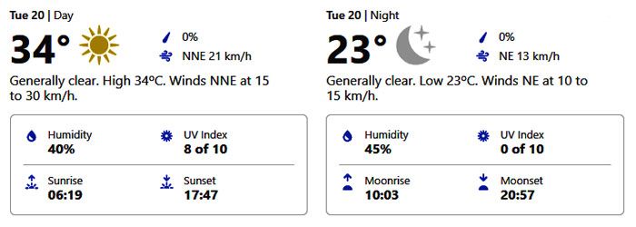 weather october 20 dubai