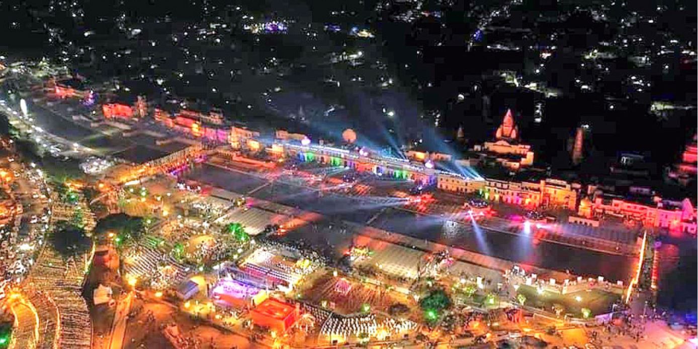 Ayodhya Lights Up On Deepotsav With Over Six Lakh Diyas On Saryu Banks ...