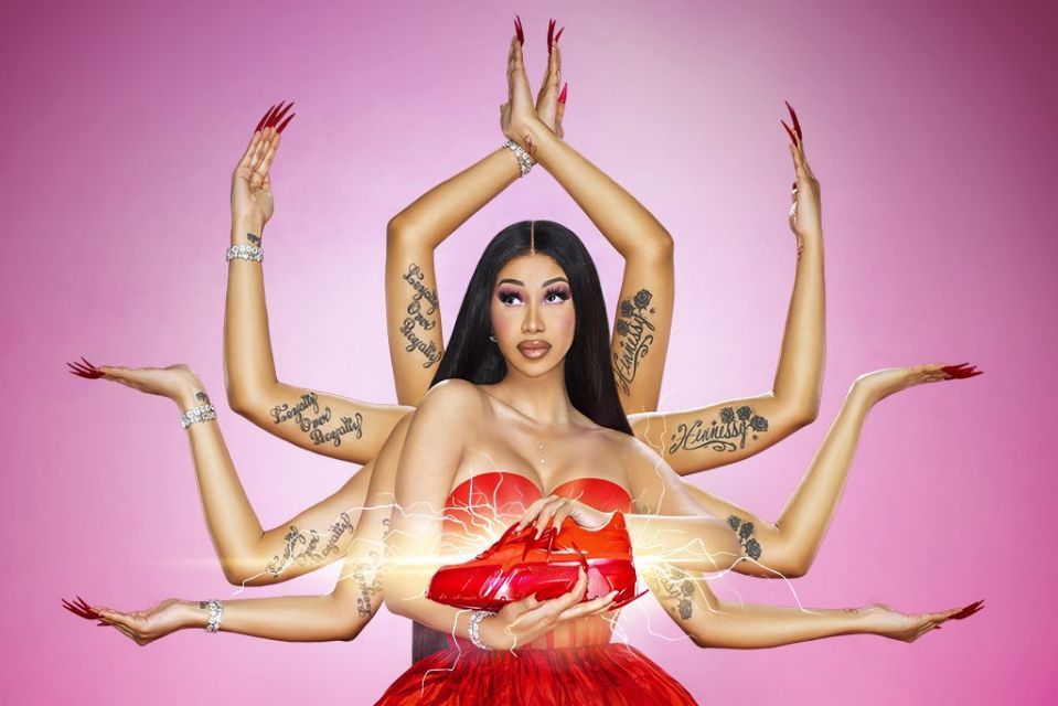 This Is Disrespect Rapper Cardi B Poses As Goddess Durga To