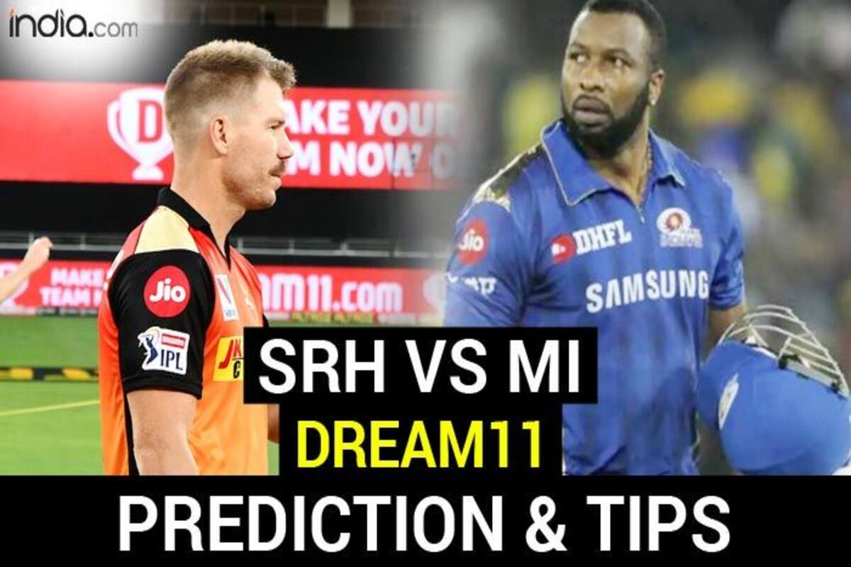 Srh Vs Mi Dream11 Team Prediction Ipl 2020 Captain Vice Captain Fantasy Playing Tips Probable Xis For Todays Sunrisers Hyderabad Vs Mumbai Indians T20 Match 56 At Sharjah Cricket Stadium 7 30 Pm Ist