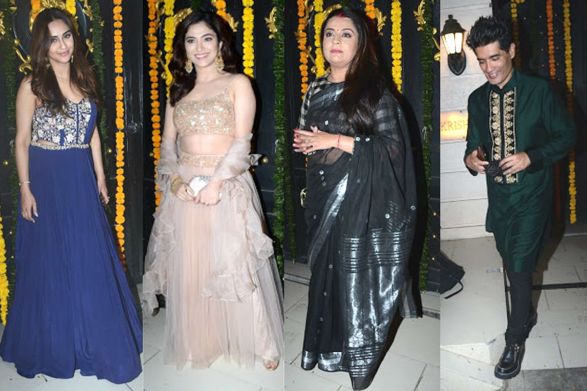 Ekta Kapoor’s Diwali Bash 2020 Hina Khan Mouni Roy Anita Hassanandani And Others Spread