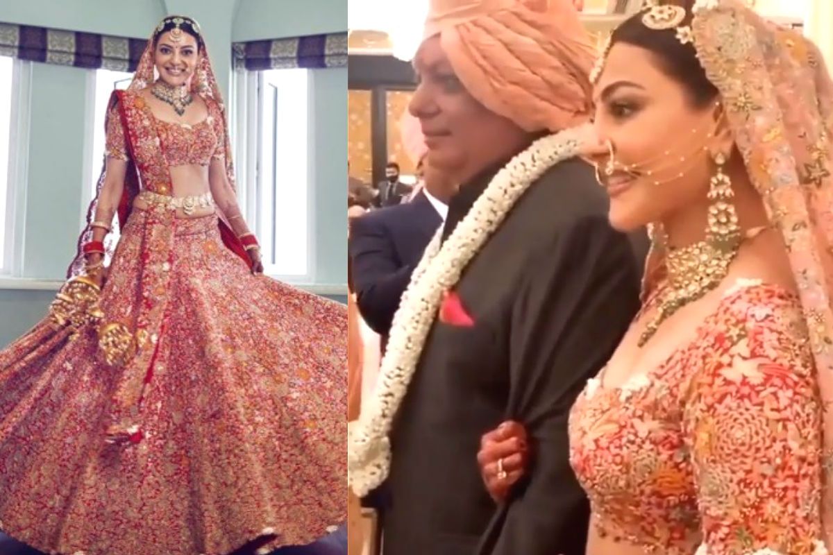1200px x 800px - Kajal Aggarwal's Wedding Video: Actor Walks Down The Aisle With Her Father  in This Unseen Clip | India.com