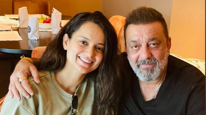Kangna Meet Sanjay: हैदराबाद में संजय दत्त से मिलने पहुंची कंगना, शेयर की ये बेहद खास तस्वीर