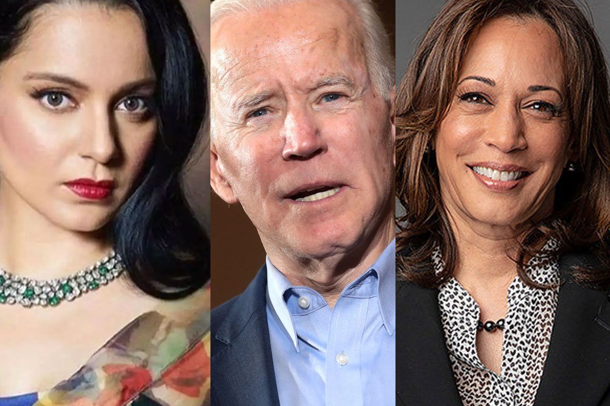 Kangana Ranaut Calls Joe Biden 'Gajni', Says 'He Won't Last More Than 1 Year', Praises Kamala Harris