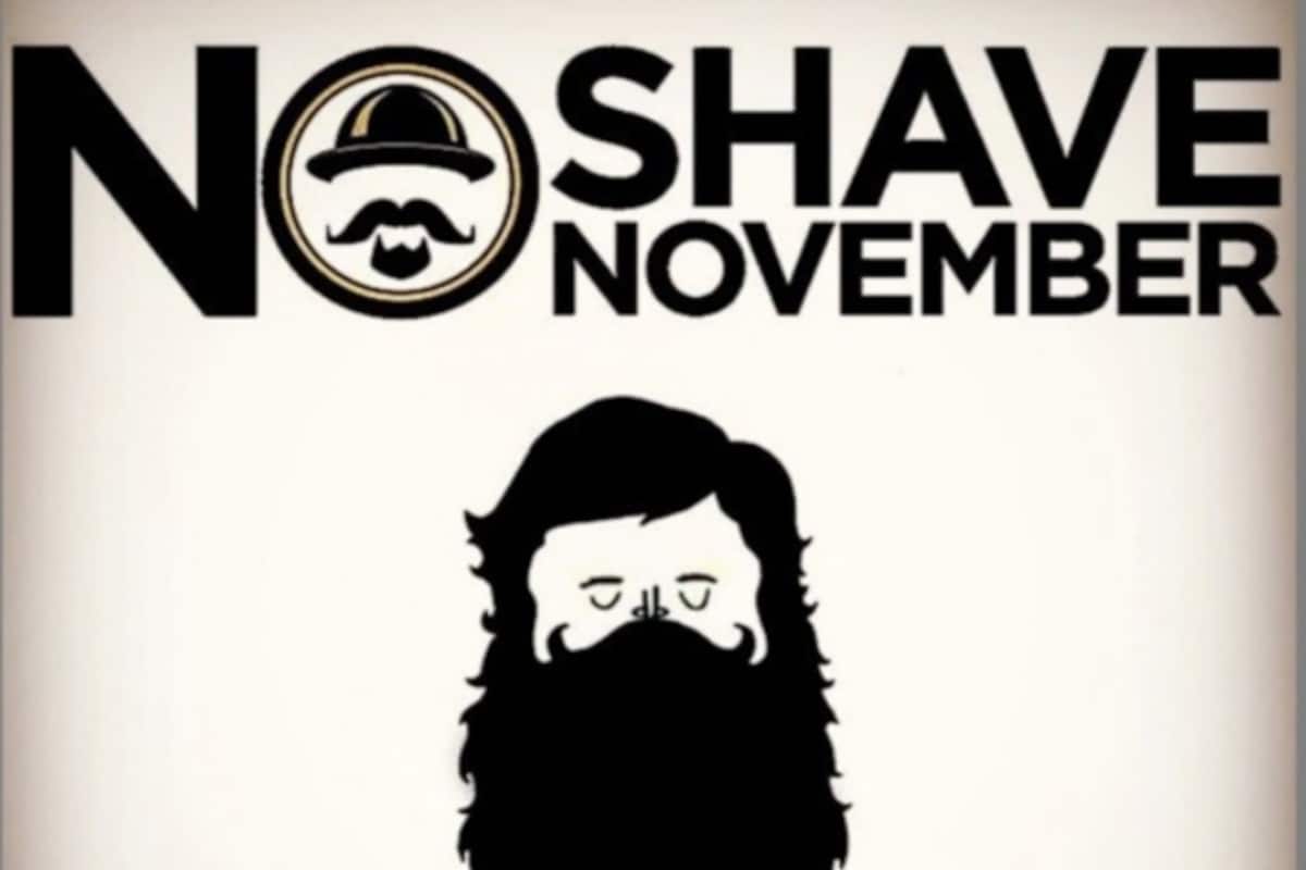no shave november poster