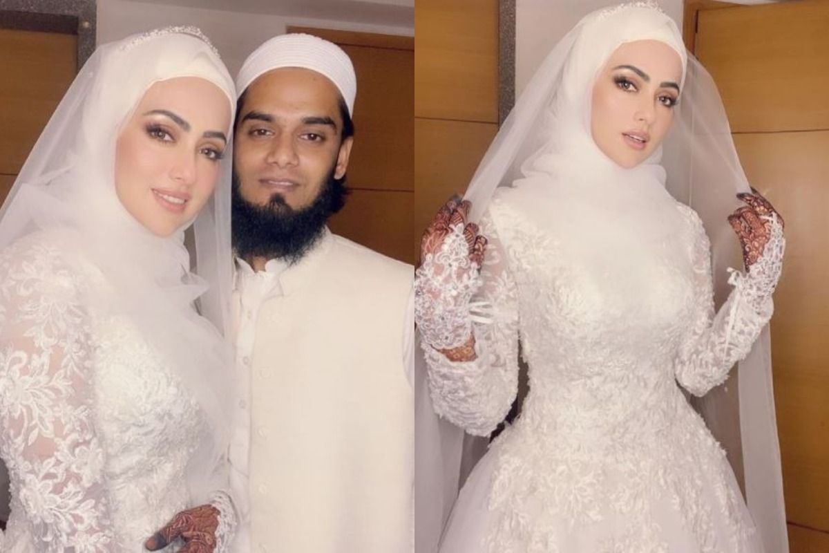 Sana Khan New Wedding Pictures Out Former Actor Marks 1 Week Of Her Sana Khan New Wedding Pictures Out Former Actor Marks 1 Week Of Her