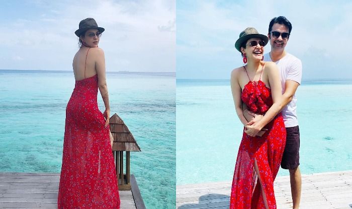 Kajal Aggarwal Sizzles in Rs 13k Red Maxi Dress, Updates Fans With Her Jaw-Dropping Pictures
