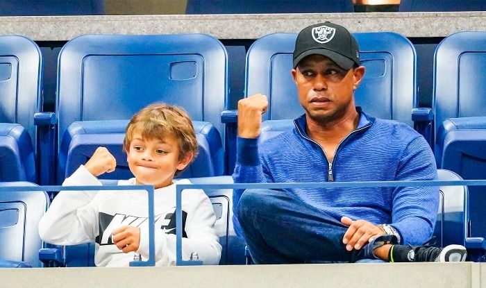Tiger Woods to Team up With Son Charlie in December Tournament