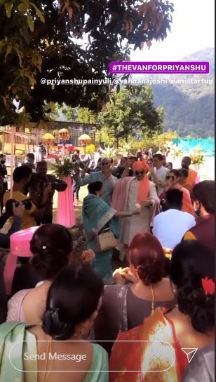 Mirzapur 2 Actor Priyanshu Painyuli and Vandana Joshi’s Grand Wedding Entry in ATV Bike- Watch Videos