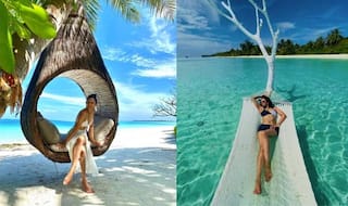 Rakul Preet singh Bikini Photos: मालदीव्स के समंदर किनारे रकुल प्रीत सिंह की बिकनी पिक्स देख उड़ जाएंगे आपके होश