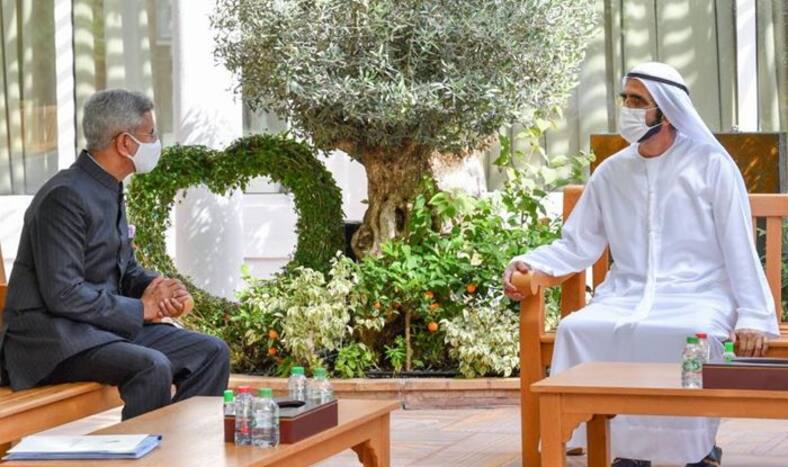 यूएई के प्रधानमंत्री से मिले विदेश मंत्री एस जयशंकर, कोविड के बाद आर्थिक सहयोग पर हुई चर्चा